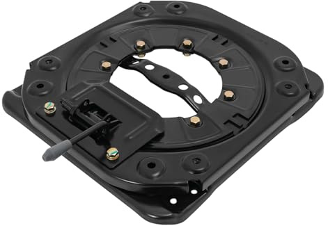 Mqwdxzfes Drehbar Sitz-Drehsockel, Heavy Duty Drehbar Sitz, Stahlblech-Drehsockel Drehteller Sitz Schwerlast-Sitz Schwerlast Universale Drehplatte für Wohnmobilen, Technischen Bootssitz, bis 130kg