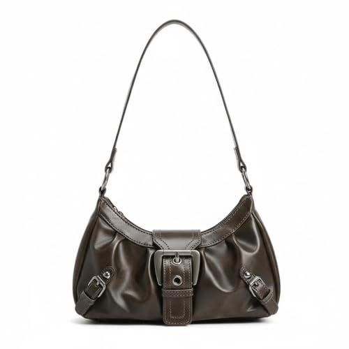 GZXGMY Y2k Bag,Handtasche Y2K,Retro Handtasche Vintage,Vintage Taschen Damen,Retro Tasche,PU Leder Schultertasche,Kleine Damen Umhängetasche,Schwarz Schultertasche Frauen,für Party Date Alltag