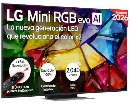 LG 65MRGB88B6A - Smart TV MRGB AI 65 4K Sin Reflejos 94%, 2026