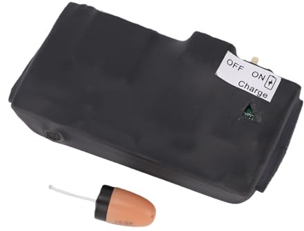 Elprico Auricolare Nascosto, Auricolare Spia con Modulo Bluetooth GSM Segreto, Piccoli Auricolari Nascosti Discreti a Basso Profilo per Spettacoli Teatrali, Hosting di