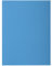 EXACOMPTA Paquet de 100 sous-chemises Rock's en carte 80 g, coloris turquoise