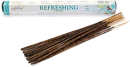 STAMFORD INC. 37118 Refreshing Incense Sticks, 20 Sticks x 6 Packs