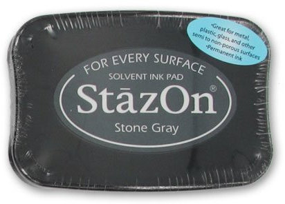 Stempelkissen Stazon Stone Gray