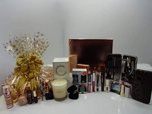 Beauty Blockbuster Collection Gift Set Gift Hamper For Her, By Invitation Micheal Bubble Scented Candle, Mix Brands Make Up, Manicure Tool Set, Crystal Ring, In Gift Box Gift Wrapped, Gift Hamper