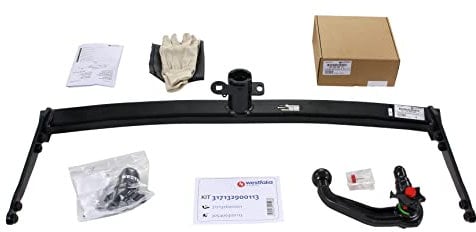 Westfalia Abnehmbare Anhängerkupplung für VW Golf 7 Limousine, Audi A3, Skoda Octavia 3, Seat Leon (alle BJ 05/12-06/14) - im Set mit 13-pol. fzg.-spez. Westfalia Elektrosatz