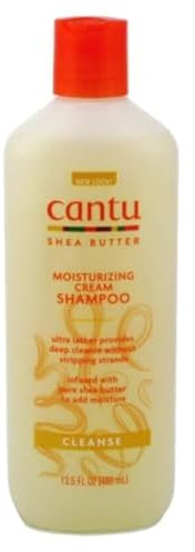 Cantu Shea Butter Moisturizing Cream Shampoo 13.5oz (3 Pack)