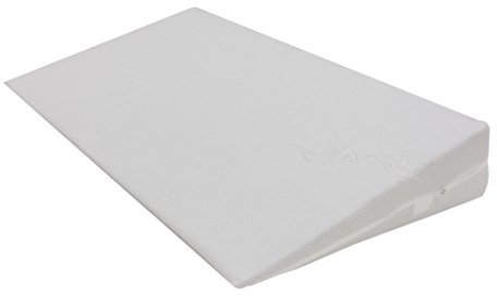 Dibapur Keilkissen mit Aloe Vera Bezug Matratzen Matratzenkeil Matratzenerhöhung Hochlagerungskeil fürs Bett (B 90 x T 50 x H 15 / 1cm)