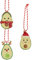 Sass & Belle Christmas Avocado Hanging Decorations - Set of 3