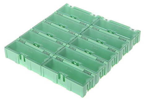 PINH-lang Werkzeugkästen,Mini SMD SMT Elektronikbox IC Aufbewahrungsbox für elektronische Bauteile 75x31.5x21.5mm