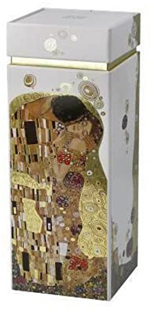 Goebel Lata de café El beso de Gustav Klimt de metal y una cantidad de relleno de 1 L, 67-065-12-1