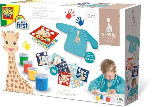 SOPHIE LA GIRAFE Kit de peinture au doigt