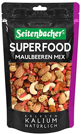 Seitenbacher Super Food Topping mit Goji und Maulbeeren I nativ I ungesalzen I unbehandelt I roh I (1x200g)