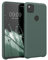 kwmobile Hülle kompatibel mit Google Pixel 4a Hülle - Silikon Handy Case - Handyhülle weiche Oberfläche - kabelloses Laden - Blaugrün
