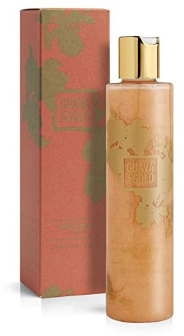 Guava & Gold Coral Beach Shampoo | Guava Fruit Extract with Avocado & Manuka Oils | For Shiny, Voluminous Hair | Luxurious Fine Fragrance | 250ml