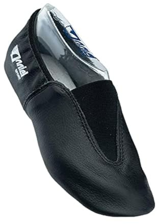 ANNIEL 2038 - Zapatillas Gimnasia Ritmica Niña-Niño, Punteras Gimnasia Ritmica Niña de Cuero Made in Italy, Ballet y Diversos Deportes de Interior, Disponible en Todos los Tamaños
