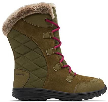 Columbia Women's Ice Maiden II, New Olive/Red Onion, 5 UK