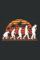 Saxophon Notizbuch: Saxophon Evolution Sunset Saxophonist / 6x9 Zoll / 120 karierte Seiten Seiten