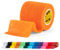 SPORTTAPE Self-Adhesive Football Sock Tape | 5cm x 4.5m - Orange | Cohesive Bandage Sock Wrap, Shin Pad Tape | Goalkeeper Wrist Tape & Football Ankle Tape | Pet & Vet Wrap for Dogs - Single Roll