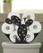 Support de papier toilette en forme de cactus, support de papier toilette décoratif amusant pour rouleaux supplémentaires, support de 8 rouleaux de papier toilette en métal noir