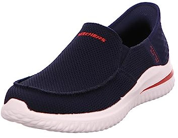 Skechers DELSON 3.0 CABRINO, Ponerse Hombre, Navy Knit, 40 EU
