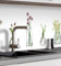MyMaxxi Küchenrückwand Folie selbstklebend matt - einfache Montage ohne Bohren 0,4mm stark Versteift - Motiv Blumen in Vase Weiß Grün Rosa 60cm hoch - Spritzschutz Küche Klebefolie 180 x 60cm