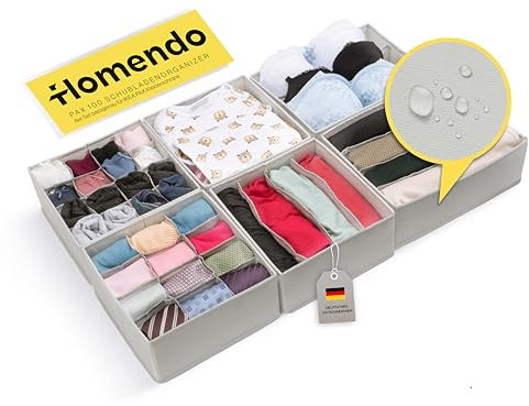 HOMENDO® Organizer für IKEA PAX Schrank – optimierte Fächer, abwaschbar, biologisch abbaubarer Premiumstoff – atmungsaktiv, passgenau und hygienisch