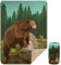 KawaGebo Kamp Sherpa Outdoor Decke Warm & Ultraleicht mit Packsack，N IN 1Camping Decke wasserabweisend，Poncho & Schlafsack Campingdecke Zum Schlafen,Deinem Van,145x200cm