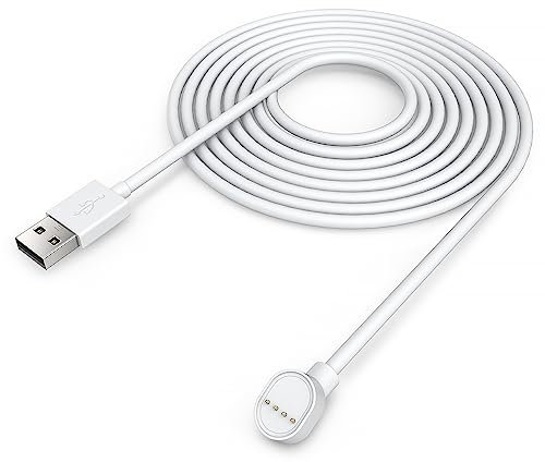 TUSITA 10ft Power Cord Compatible Google Nest Cam Outdoor or Indoor Camera - White, 3M