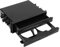 Boîte de Rangement pour Autoradio, 2 en 1 Multi-usage ABS Universel 1DIN 2 Couches Noir Porte-gobelet pour la Collecte D'articles, S'adapte à 173 X 48 Mm, Matériau de qualité