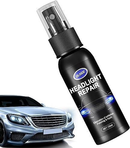fanelod Agente arañazos para Faros Coche, líquido reparación Faros automóv, Kit restauración Faros líquidos Pulido renovación automática