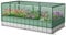 TANGZON Raised Garden Bed with Greenhouse, Galvanized Steel Planter Box Kit with Cover, Roll-Up Door, 8PCS T Tags & A Pair of Gloves, Outdoor Rectangular Vegetable Flower Herb Planter, 174 x 90 x 71cm