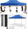 COBIZI Tonnelle Pliante 3x4,5 Imperméable,Tonnelle de Jardin Exterieur sans Parois Latérales,Barnum Pliant 3x4,5,Anti UV Tonnelle Tente pour Exterieur Plage Terrasse (3 par 4,5m Bleu)