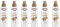 Hawaiian Tropic Self Tanning Water Light/M Selbstbräunungswasser für helle/mittlere Haut für Gesicht und Körper, 190 ml, 6 Stück