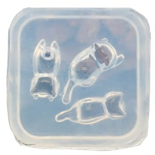 TONXX Mini 3D Nail Art Decorations Silicone Mold DIY Resin Epoxy Mould Cats Shape Ear Rings Hooks Jewelry Pendants Making Mold
