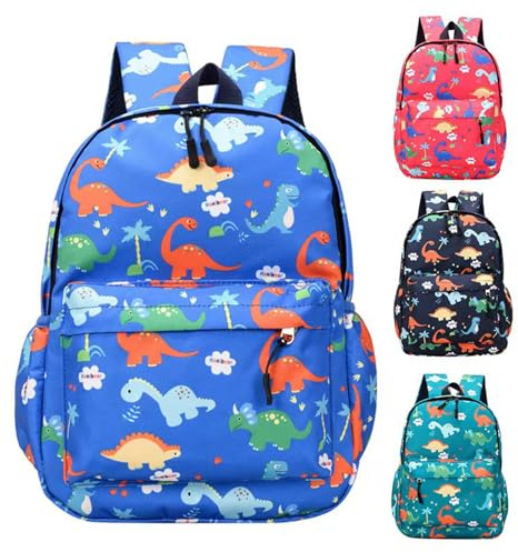 Morwealth Kinderrucksack für Jungen/Mädchen 3-8 Jahre, Kindergartenrucksack mit Brustgurt,Reflektierende Streifen Kinder Rucksack Cute Cartoon 10L Vorschule Schulrucksack (Hellblau)