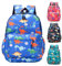 Morwealth Kinderrucksack für Jungen/Mädchen 3-8 Jahre, Kindergartenrucksack mit Brustgurt,Reflektierende Streifen Kinder Rucksack Cute Cartoon 10L Vorschule Schulrucksack (Hellblau)
