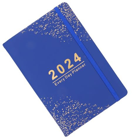 Kalender Notizbuch Bürobedarf Planer Organizer für Tägliche Planung Blau