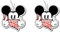 2x Gangster Mickey Bandana Duftbaum Auto Lustig, Duftspender, Tuning, Car Air Freshener, Duftanhänger Set