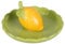 Villa d'Este Home Tivoli 2021 Obst-Life-Dekoteller aus Keramik, rund, 11,2 cm