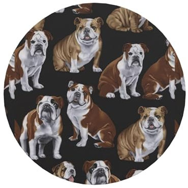 Stilvolle Kühlschrankmagnete, englische Bulldoggen, langlebiges magnetisches Zubehör für Zuhause, Büro, Whiteboard, Spind