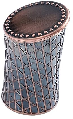 Hohopeti Elektrischer Bar Würfelbecher Aus Kupfer Professioneller Würfelhalter Mit Polsterung Geräuschdämpfend Vintage Design Für Brettspiel Und Pub Unterhaltung