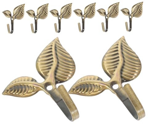 Homoyoyo 8piezas Gancho De Pared Retro Con Forma Ganchos Decorativos Para Abrigos y Toallas Estilo Rústico Para Decoración Del Hogar y Colgar Ropa