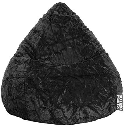 MAGMA Sitzsack Fluffy XL schwarz
