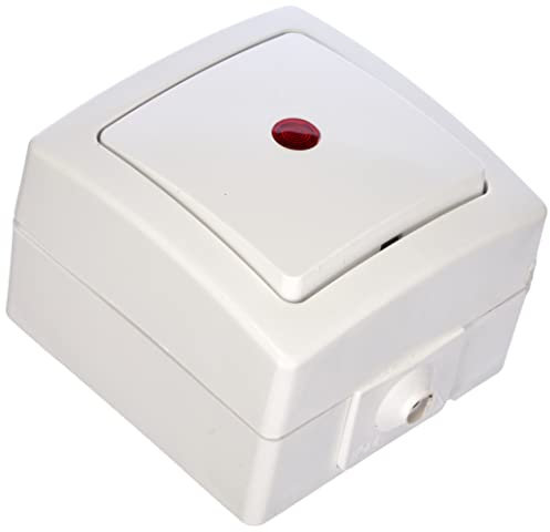 Kopp 566602003 Wet Room Program Control Switch, White