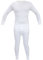 Kids Thermal Winter Warm Underwear Set Long John Bottom and Long Sleeve Top Size:Age 9-11 Years (Unisex Boy Girl Children) Colour:White