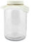 1 Gallon Glass Kombucha Jar, Kombucha Jar with Cotton Cloth Cover and Plastic Lid for Storage after Brewing by Cornucopia Brands