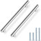 Probrico 10 PCS Polished Chrome Kitchen Drawer Knobs Hole Spacing 256mm 10 Furniture Cabinet Door Handles Cupboard Pull Stainless Steel