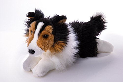 EBO 40106 - Collie, schwarz-braun-weiß, liegend