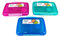 Sistema Vorratsbehälter, 350 ml, 3er-Pack, bunt - Lunchbox Split 2fach unterteilt 1735 - pink, blau, türkis