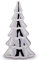 H.Bauer jun. Kleiner glänzender Porzellan Deko Tannenbaum - glatt poliert - ca. 15 cm hoch